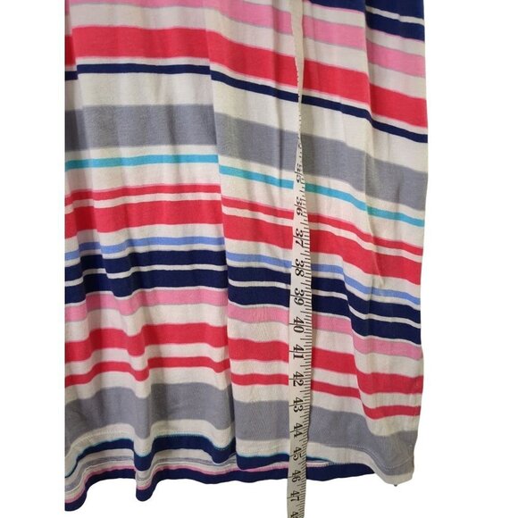 Cuddl Duds Maxi Dress Women S Beachy Coastal Casual Comfy Vacation Stretch Knit - Picture 9 of 9